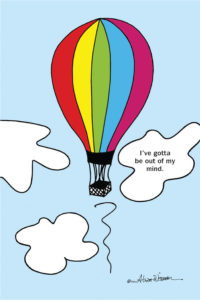 Up Up and Away illustration ©2011 Aliza Wiseman All Rights Reserved